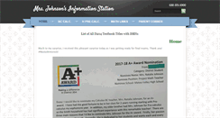 Desktop Screenshot of mrsnjohnson.com